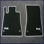 Alfombrillas Mercedes SLK R172 ribete gris y emblema